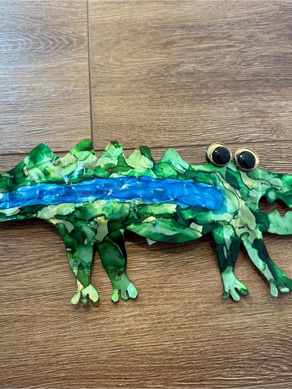 Home Malone Long Gator Metal Art